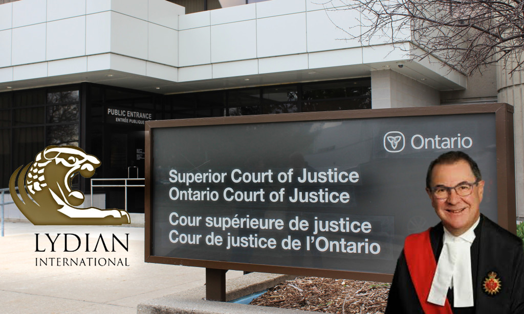 Ontario Superior Court informed about misleading information in mining company Lydian’s affidavit